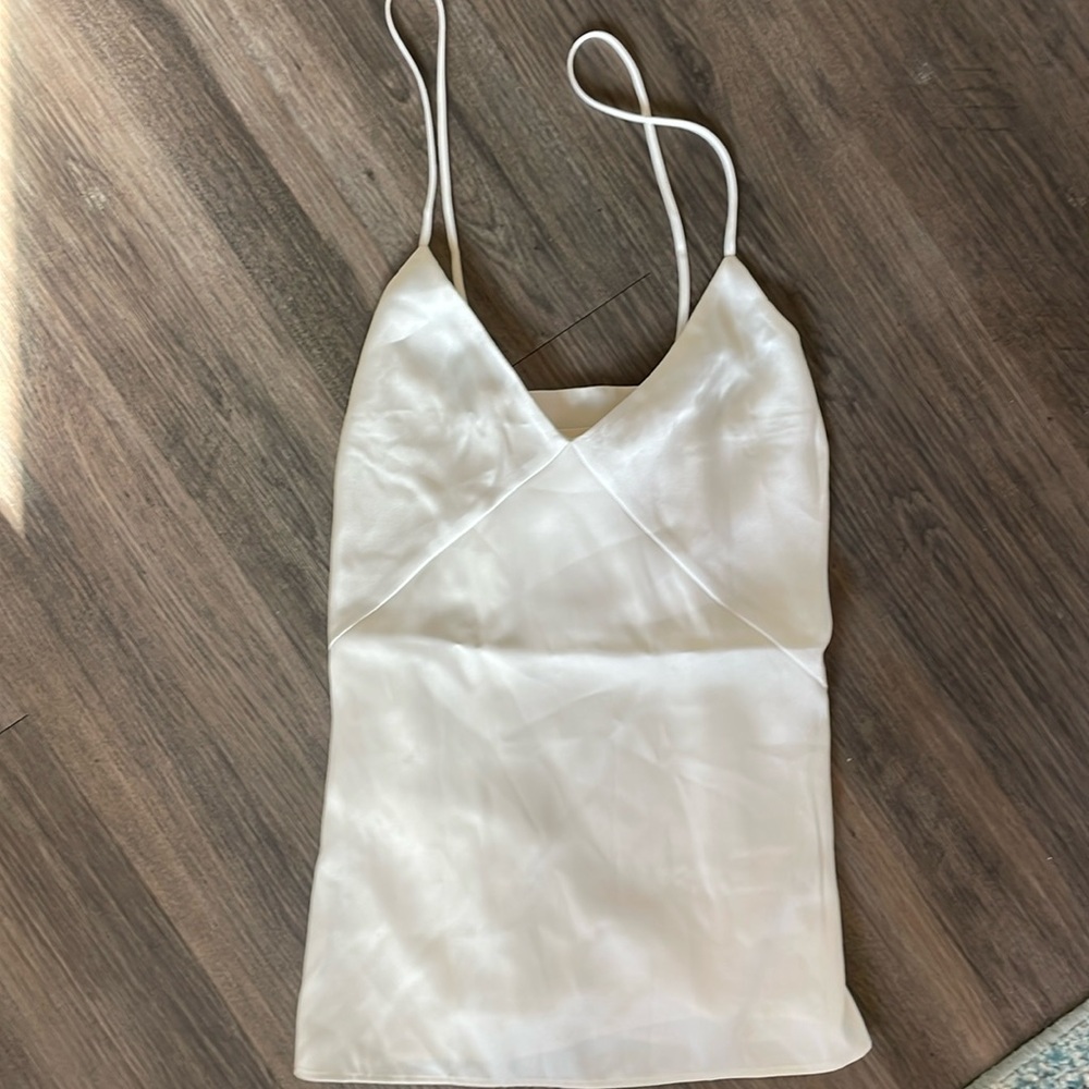 Halter Tank Top - cream/Ivory